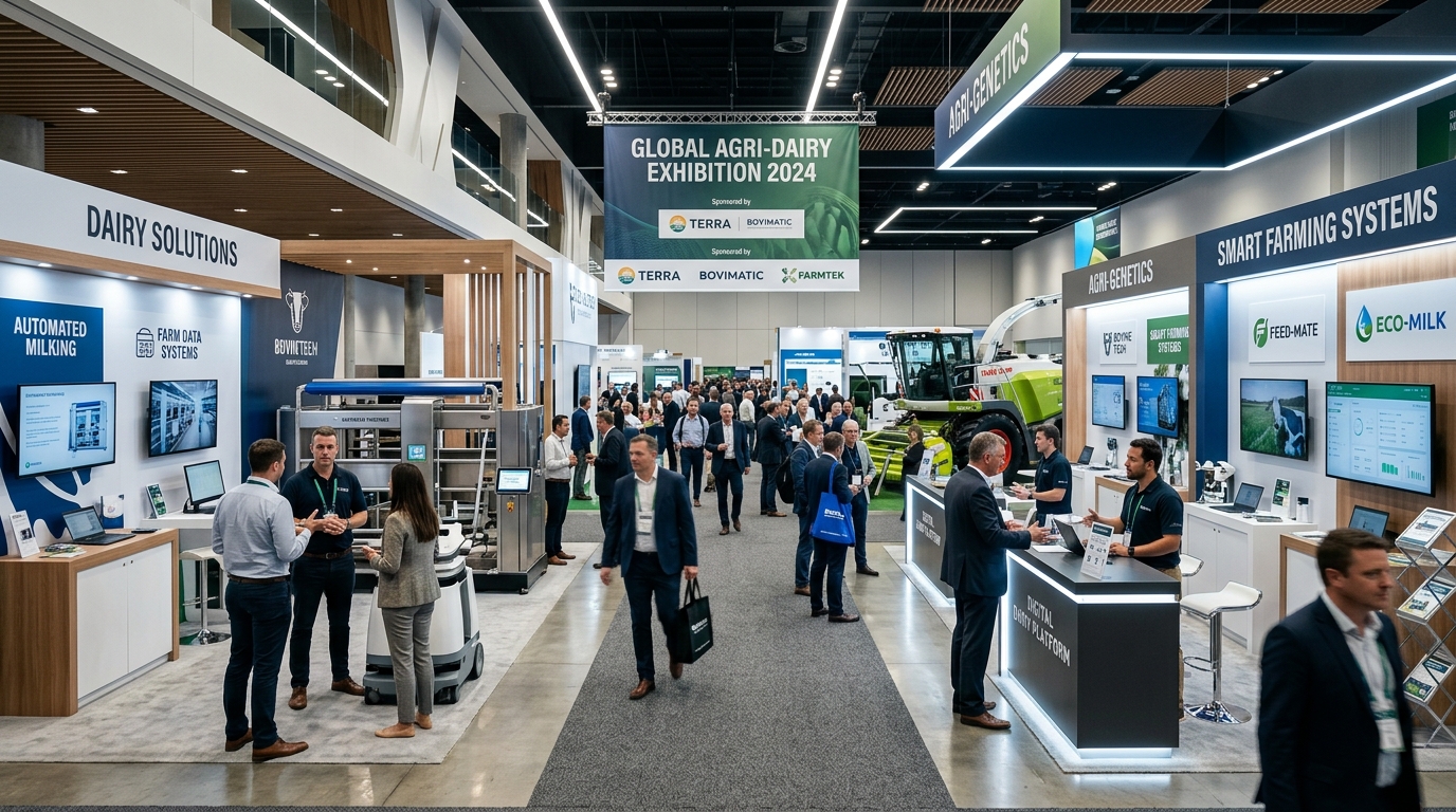 Exhibition hall background